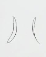 Sustainable Silver Contour Earrings made by BAR Jewellery