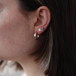 BAR Jewellery Sustainable Taper and Coppia Stud Earrings In Recycled Sterling Silver