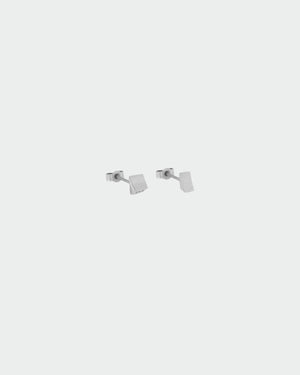 BAR Jewellery Sustainable Coppia Earrings In silver