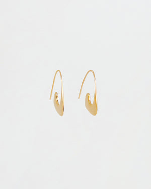 Curb Earrings | Gold Plated