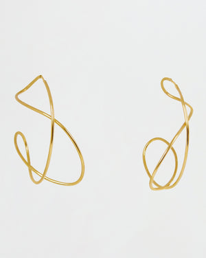 Enfold Earrings | Gold Plated (Sample Sale)