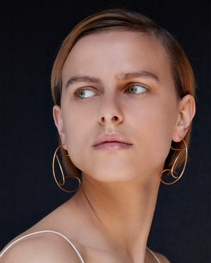 Enfold Earrings | Gold Plated (Sample Sale)