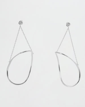 Glide Earrings | Silver