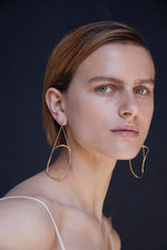 BAR Jewellery Sustainable Glide Earrings In Gold Drop Style