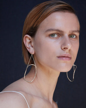 Glide Earrings | Silver