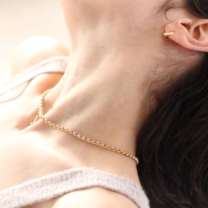 
            
                Load image into Gallery viewer, Sustainable Gold Dive Earrings made by BAR Jewellery
            
        