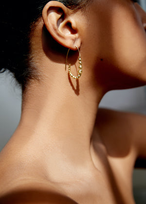 Impasto Earrings | Gold Plated