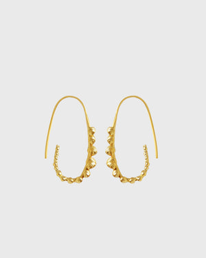 Impasto Earrings | Gold Plated