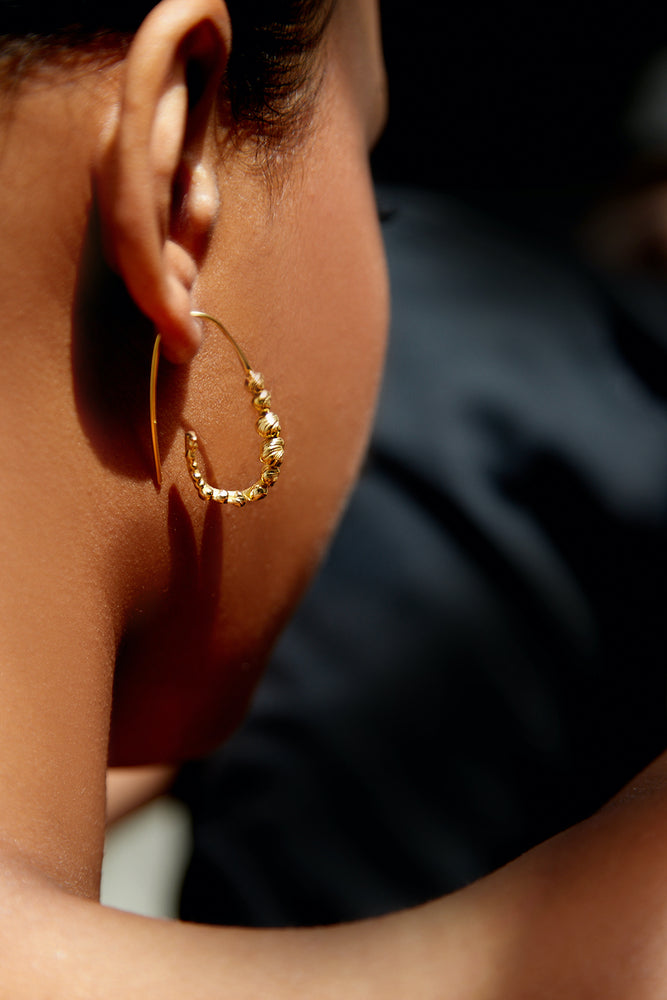 Impasto Earrings | Gold Plated