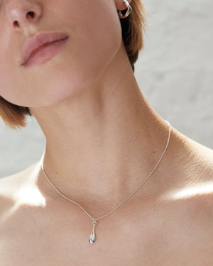 
            
                Load image into Gallery viewer, BAR Jewellery Sustainable Ina Necklace In Recycled Sterling Silver
            
        