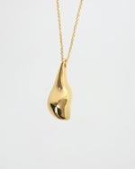 BAR Jewellery Sustainable Large Calla Necklace In Gold