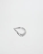 BAR Jewellery Sustainable Large Wave Ring In Sterling Silver