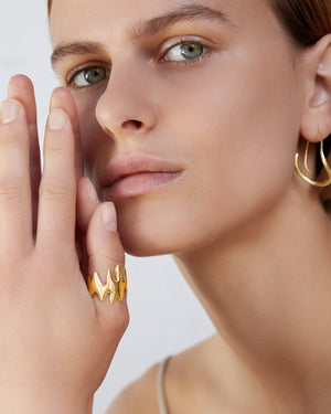 Lava Ring | Gold Plated