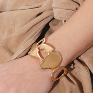 BAR Jewellery Sustainable Link Bracelet In Gold