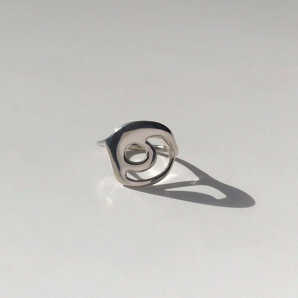BAR Jewellery Sustainable Loop Ring In Sterling Silver
