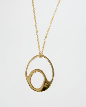 
            
                Load image into Gallery viewer, Loop Necklace | Gold Plated (Sample Sale)
            
        