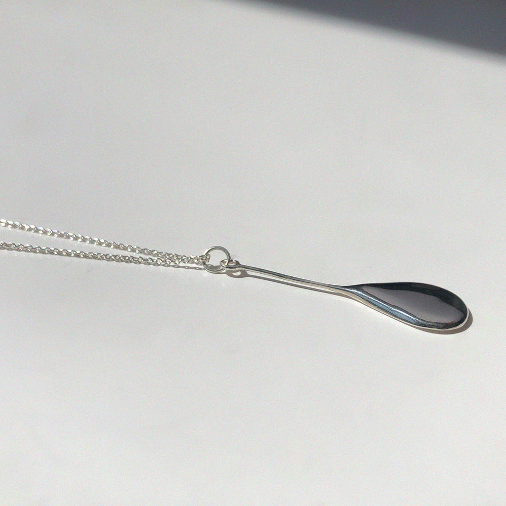BAR Jewellery Sustainable Melt Necklace In Recycled Sterling Silver