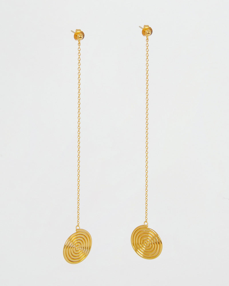 
            
                Load image into Gallery viewer, Neverending Road Earrings | Gold Plated
            
        