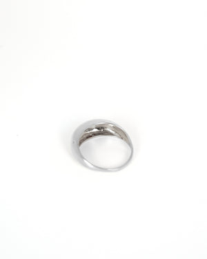 
            
                Load image into Gallery viewer, BAR Jewellery Sustainable Orb Ring In Sterling Silver, Back View
            
        