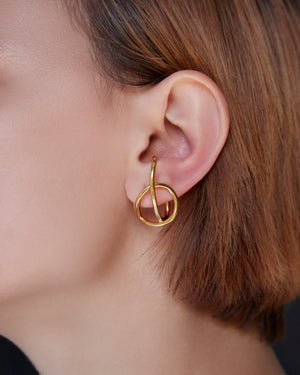 Oscillate Ear Cuff | Gold Plated
