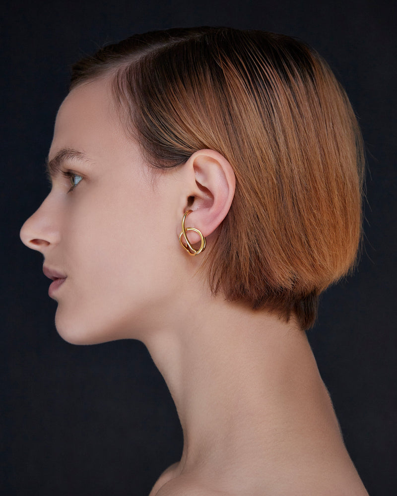 Oscillate Ear Cuff | Gold Plated