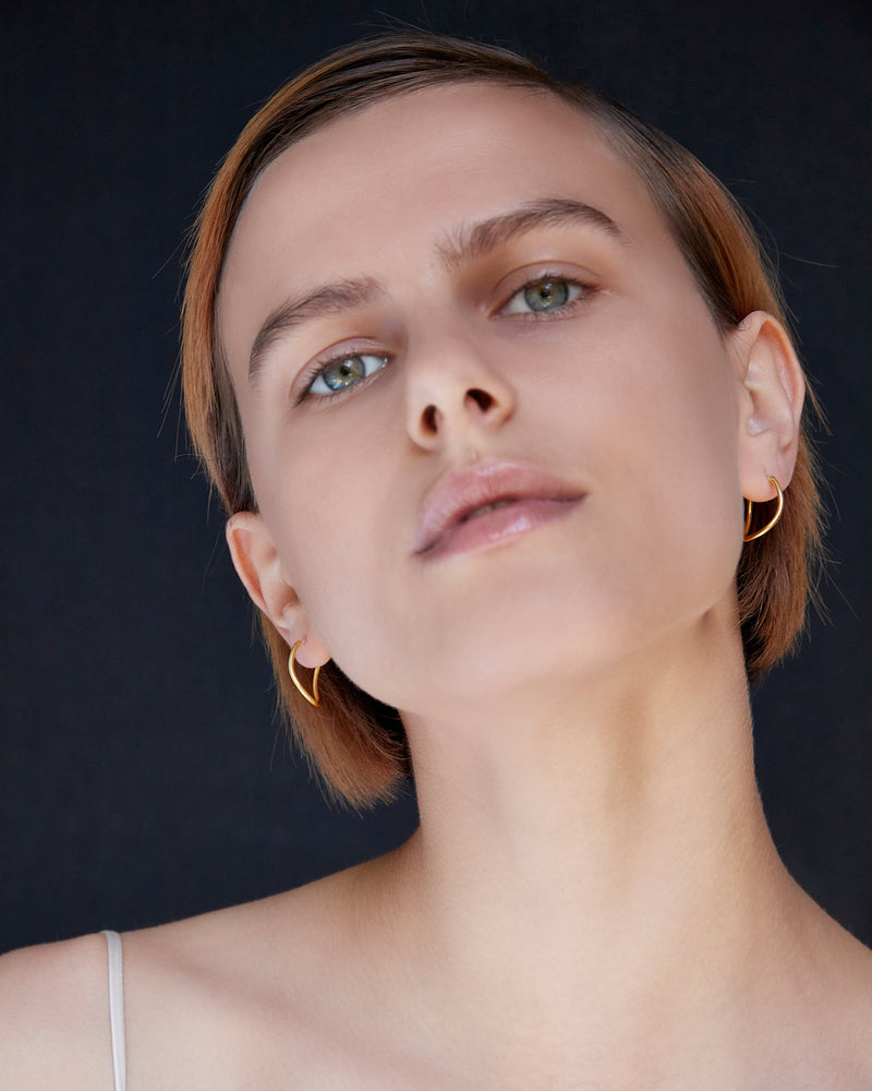 Outline Earrings | Gold Plated