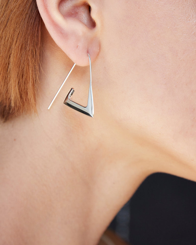 BAR Jewellery Sustainable Para Earrings In Silver Drop Style