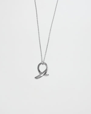 BAR Jewellery Sustainable Phi Necklace In Recycled Sterling Silver