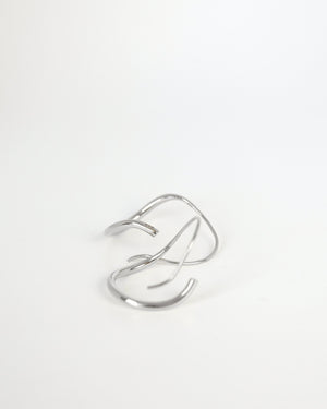 Piega Earrings | Silver