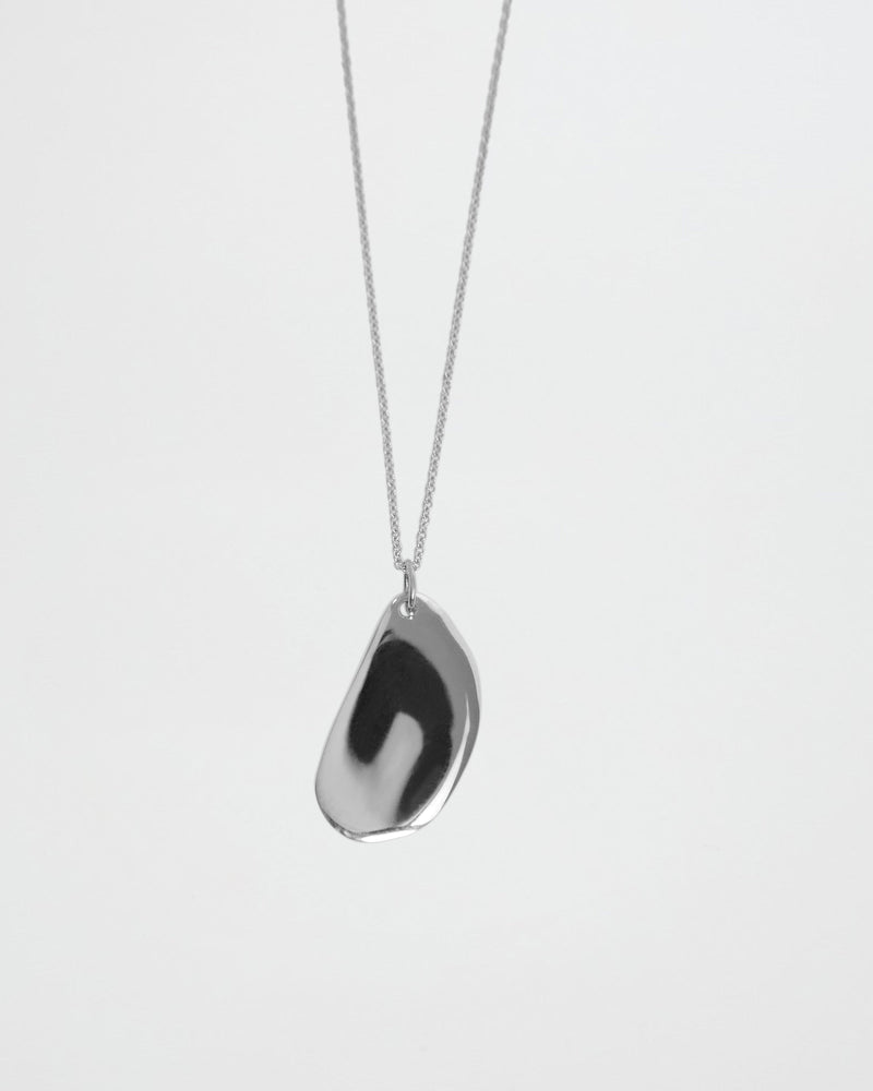 
            
                Load image into Gallery viewer, BAR Jewellery Sustainable Plate Necklace In Recycled Sterling Silver
            
        