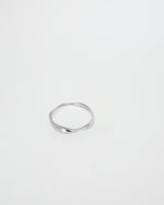 BAR Jewellery Sustainable Ripple Ring In Sterling Silver