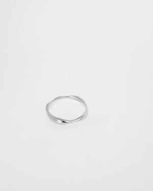 
            
                Load image into Gallery viewer, BAR Jewellery Sustainable Ripple Ring In Sterling Silver
            
        