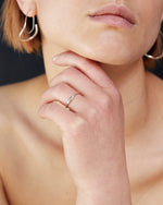 BAR Jewellery Sustainable Ripple Ring In Gold