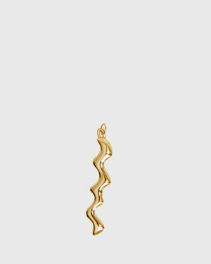 Scribble Necklace | Gold Plated