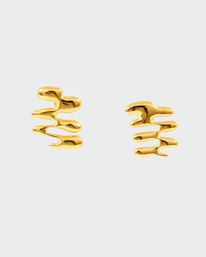 
            
                Load image into Gallery viewer, Small Vega Earrings | Gold Plated
            
        
