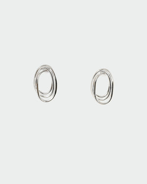 Spiro Earrings | Silver