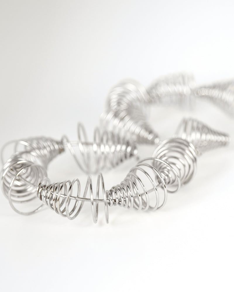 BAR Jewellery Sustainable Vitesse Earrings In Silver Hoop Style