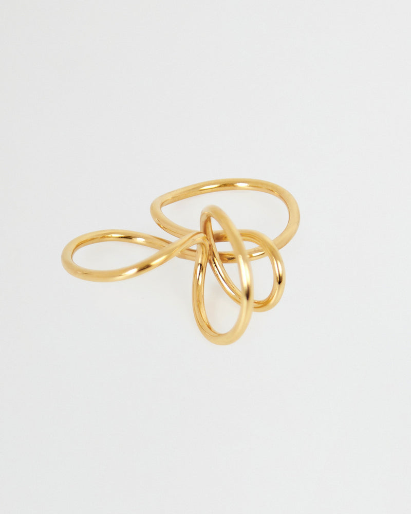 
            
                Load image into Gallery viewer, Whirlwind Ring | Gold Plated
            
        