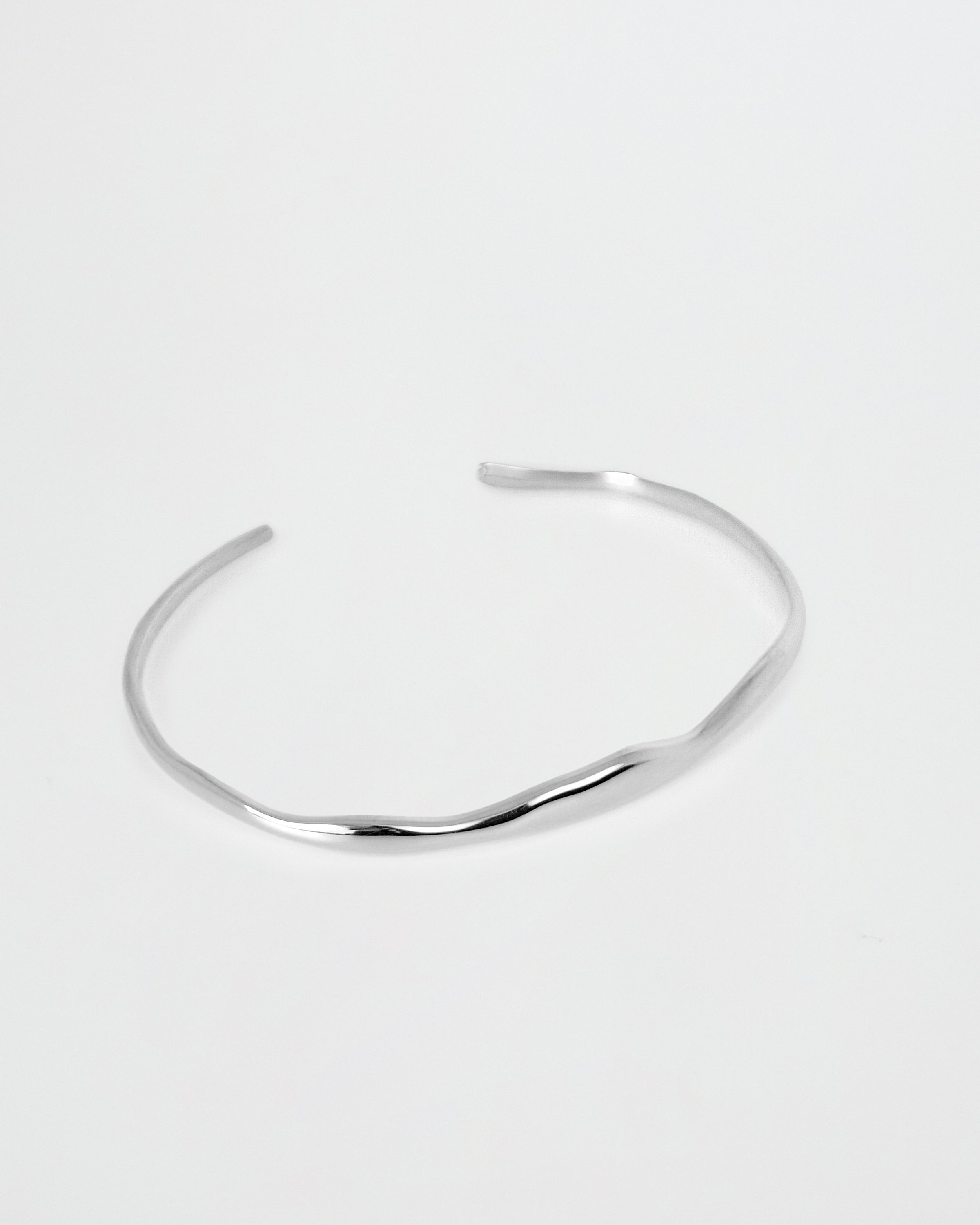 ワンピなど最旬ア！ WIDE_RIPPLE_BRACELET_SILVER_BA アクセサリー